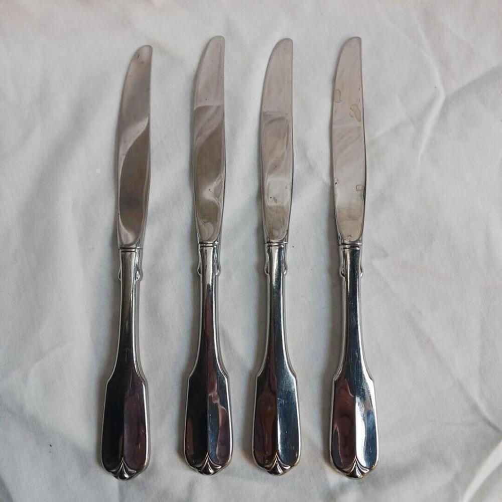 Oneida Wm A Rogers Gloria Montclair Dinner Knives Set of 4